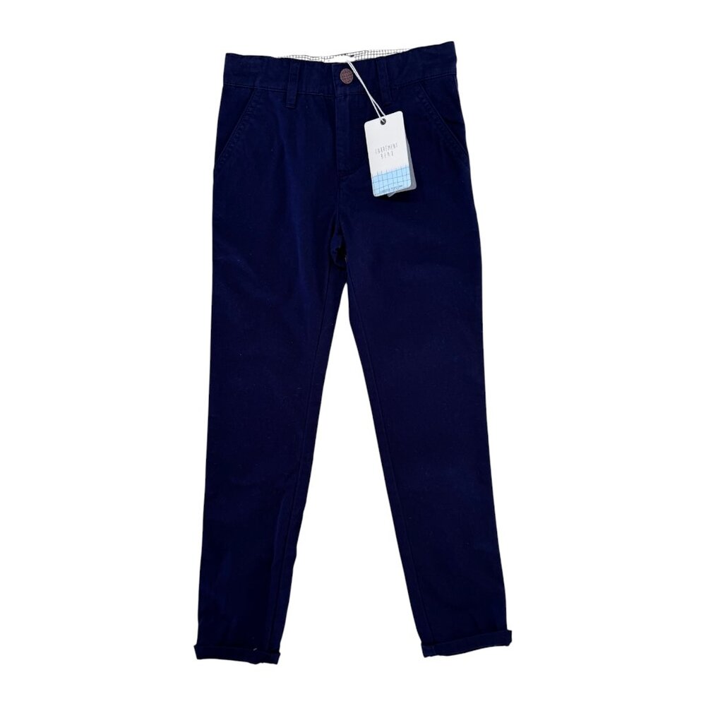 CARREMENT BEAU - PANTS  - NAVY BLUE - 100% COTTON - 8Y B - NWT